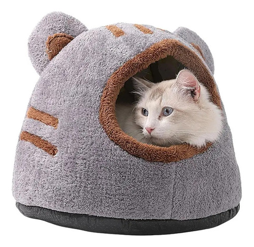 Cesta De Cama Grande Con Forma De Cueva Para Gatos, Cojín Gr