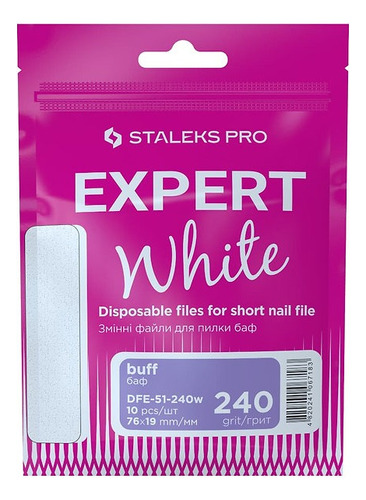 Buffer Expert 51 Blanco (240 Grit) - Staleks Pro