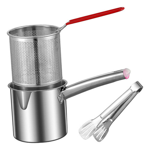 Olla Freidora Con Cesta Coladora, Clip De Cesta 1.8l
