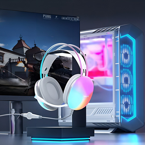 Aula Auriculares Usb Juegos Con Micrófono Pc, Auriculares 50