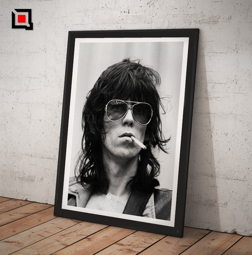 Cuadro Keith Richards 3 Lamina Poster Rock Stones 50 X 70