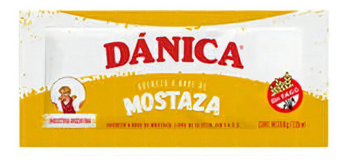 Mostaza Danica Sobres Individuales 192 Unidades X 8 Cc