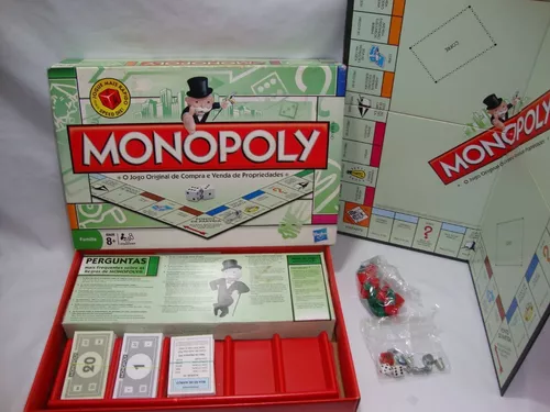 Brinquedo Jogo Hasbro Gaming Monopoly - Jogo para a família. De 2 a 6  jogadores - C1009 - Hasbro, Verde/Vermelho