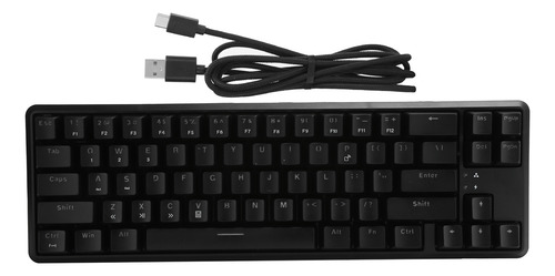 Teclado Mecánico Con Cable, 2 Modos, Retroiluminado, Gaming