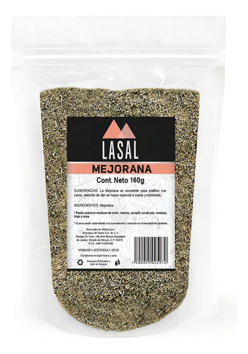 Mejorana 160 Gramos Bolsa Resellable