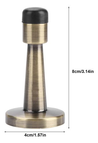 Soporte Anticolisión De Caucho De Aleación De Zinc Door Stop