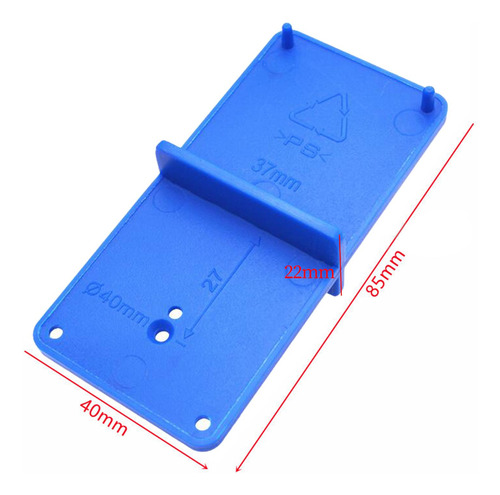 Bisagra Agujero Jig Guía Carril Cajón Guías Azul