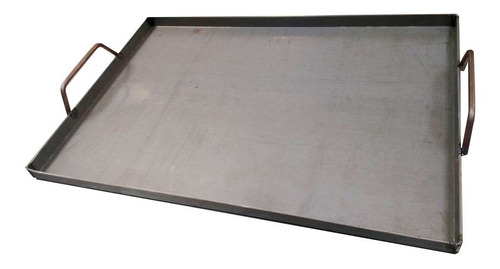 Imagen 1 de 6 de Plancha Bifera 670 X 440 X 3mm Hierro Hornalla Parrilla Mm