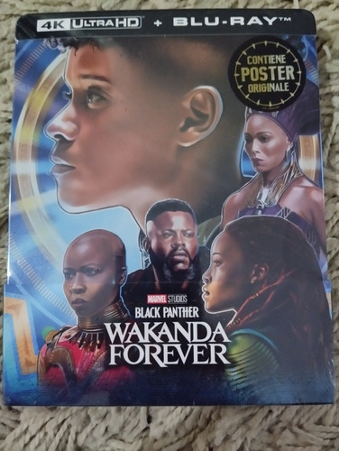 Steelbook Blu Ray 4k Pantera Negra Wakanda Forever Lacrado