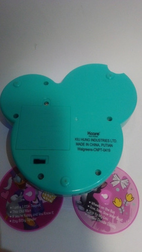 Disney Minnie Mouse Canta Conmigo Cd Player 3 Disco + Regalo (Usado)