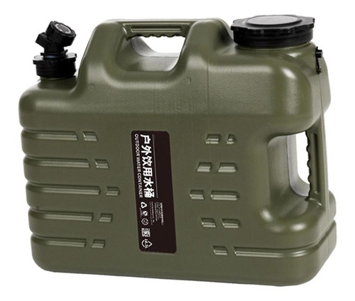 Contenedor De Almacenamiento De Agua Plegable Verde 18.5l