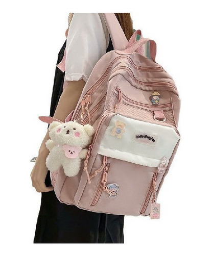 Mochila Juvenil Kawaii Estilo Coreano, De Alto Valor Y Linda