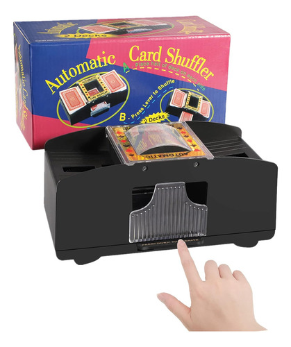 Barajador Automático De Cartas De 2 Barajas, Juego Que Funci