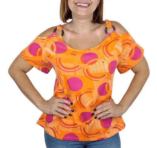 Blusinha florida feminina 2025