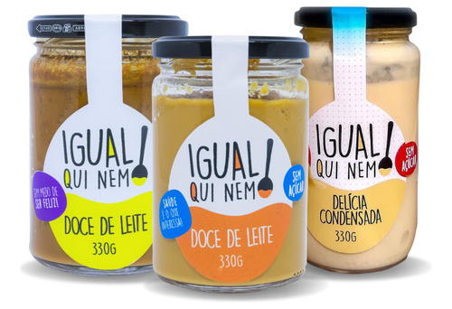 Doce De Leite + Doce De Leite S/ Lactose + Leite Condensado