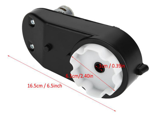 Caja De Cambios Con Motor Eléctrico 2x Rs390 12v 16000 Rpm C