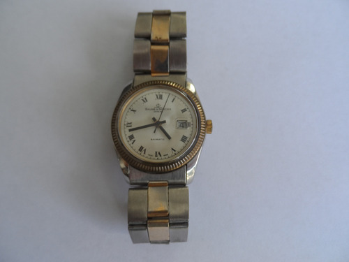 Relógio Pulso Baume & Mercier - Geneve Antigo Prateado Dourado-escuro Branco (Usado)