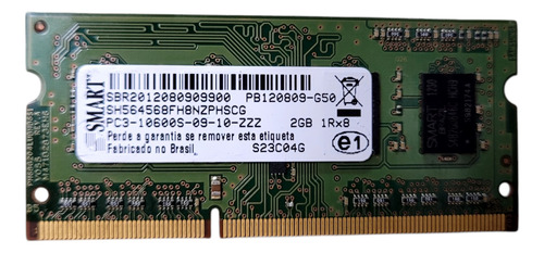 Memória Ram 2gb Smart Ddr3 1600mhz Pc3-12800s Notebook
