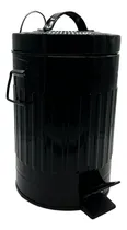 Comprar Cesto Recipiente De Residuos Tacho De Basura Pedal Acero 3l Color Negro