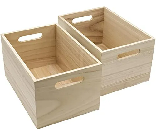 Cajas De Madera Para Organizador Compatible Con Despensa.