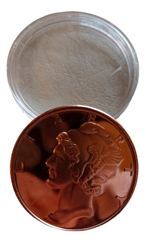 Moneda De Puro Cobre 1 Onza Troy Liberty Usa
