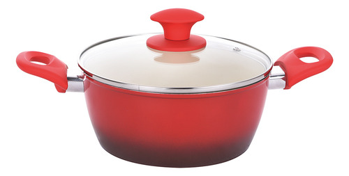 Caçarola Revestimento Cerâmico Rubi 3.7mm 22cm Class Cor Vermelho
