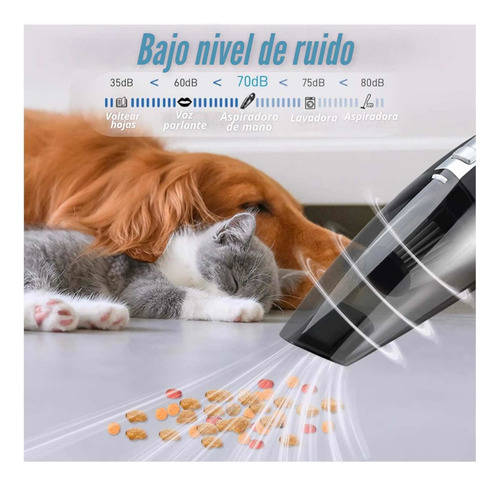 Imagen 6 de 10 de Aspiradora Inalámbrica Alta Potencia Recargable Accesorios