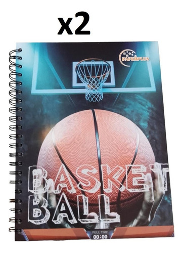 Libreta Empastada Con Resorte 6 Materias 1 LĂnea 150 Hojas