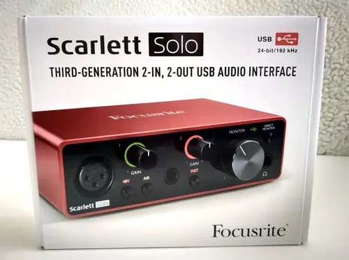 Focusrite Scarlett Solo 3rd Gen Usb Interface De Áudio