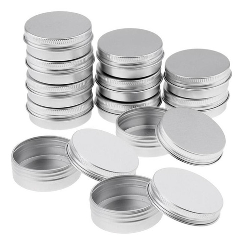 I Tarro Cosmético De Aluminio De 30 Ml, , Envase De Crema,