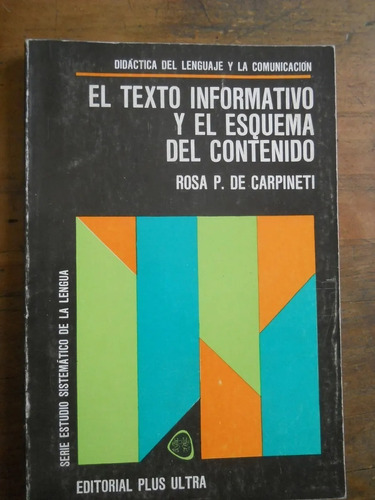 El Texto Informativo Y El Esquema Del Contenido - Carpineti