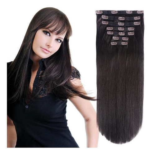 Volume Silky Extension De Cabello 100% Fibra Natural 20 PLG