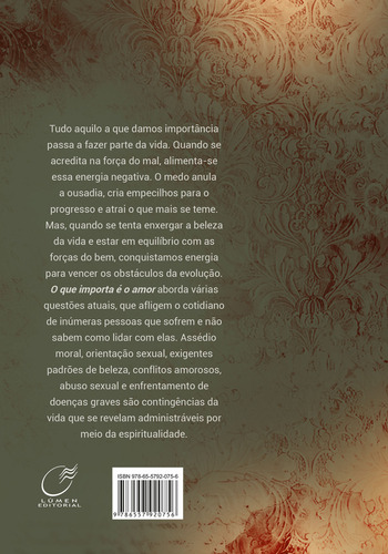 O que importa é o amor: Não Aplica, de Marcelo Cezar (Médium). Série Não aplica, vol. Não Aplica. Editora Lumen, capa mole, edição não aplica em português, 2023