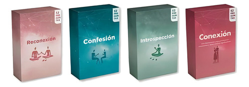 Juegos De Cartas Maestría Emocional Set 4 Pvc