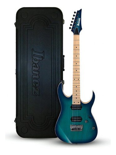 Guitarra Ibanez Prestige Rg652ahmfx Ngb Nebula Green Burst