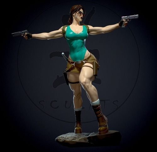 Archivo Stl Impresión 3d - Tomb Raider - Lara Croft + Nsfw Y