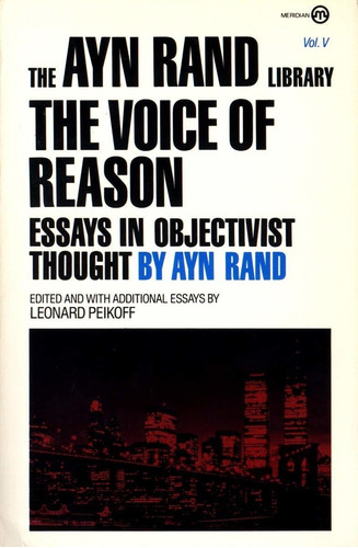 Libro The Voice Of Reason: Essays In Objectivist Thought: