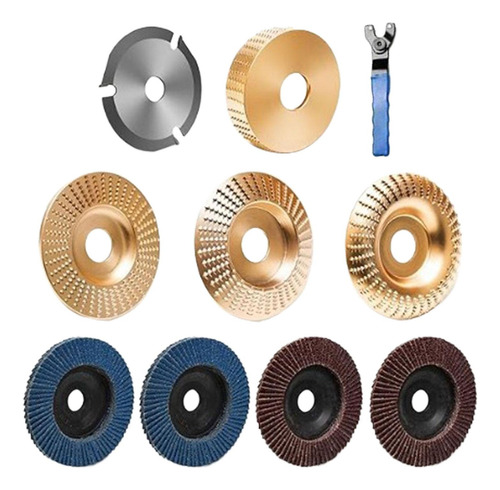 Conjunto De Discos De Escultura Em Madeira, Rodas De Corte,