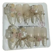 Comprar Uñas Postizas 3d Press On Acrílicas