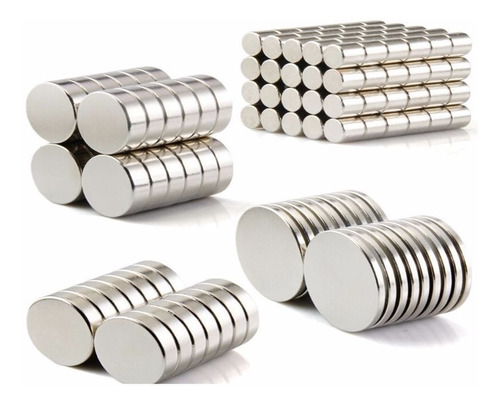 50 Piezas Imanes De Neo%dimio Calidad N50, 10mm X 4 Mm