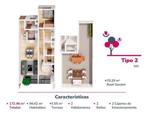 Ph Con Roof Garden Privado Con Acceso Directo En Roma Sur