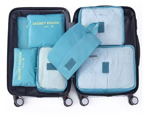 10PCS bolsas para guardar ropa vestidos organizador de viaje con cierre