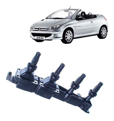 Bobina Encendido Para Peugeot 206 Cabriolet 1.6 2002 2007