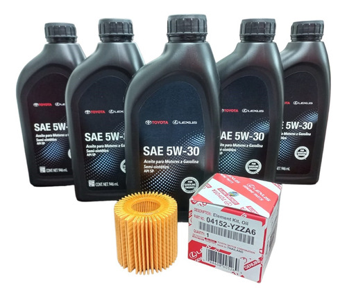 Kit Cambio De Aceite Y Filtro De Aceite Original Prius 10-15