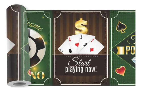 Faixa Border Jogo Baralho Cassino Poker Adesivo Kit B424