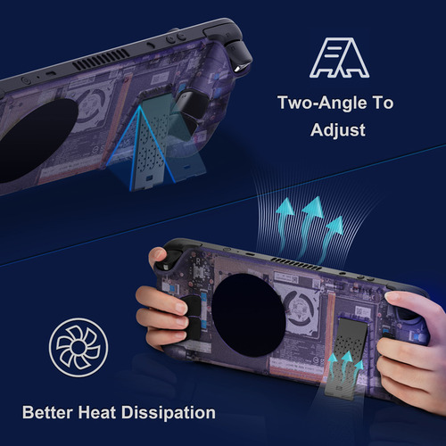 Funda Trasera Para Steam Deck, Carcasa De Repuesto, Color Mo