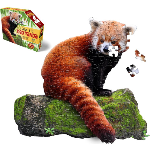 Madd Puzzles Jr. - Soy El Pequeño Panda Rojo - 100 Piezas -