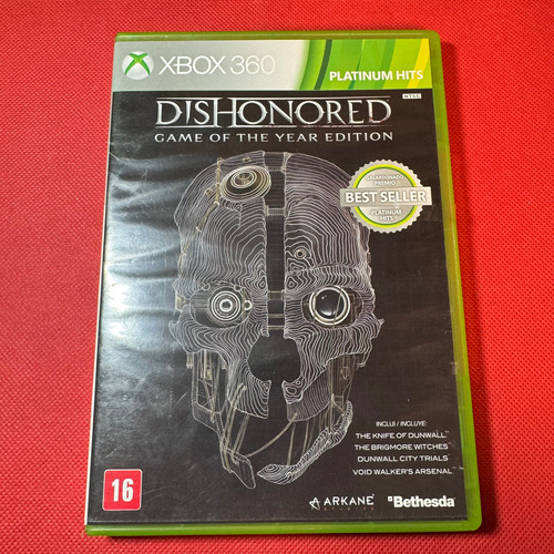 Dishonored Game Of The Year Xbox 360 Original