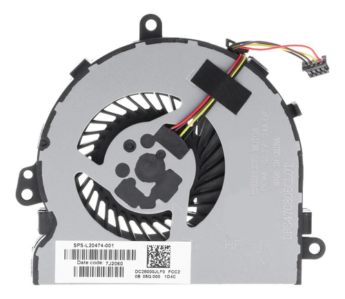Ventilador De Cpu Para 15-da 15-db 15-di 15-dr 15q-dx 15t-