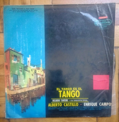 Alberto Castillo El Tango Es Tango Vinilo Tanturi Y Orquesta